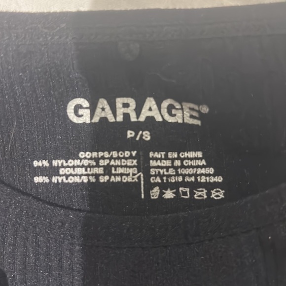 Brand new garage tank top size s colour black - Picture 3 of 3